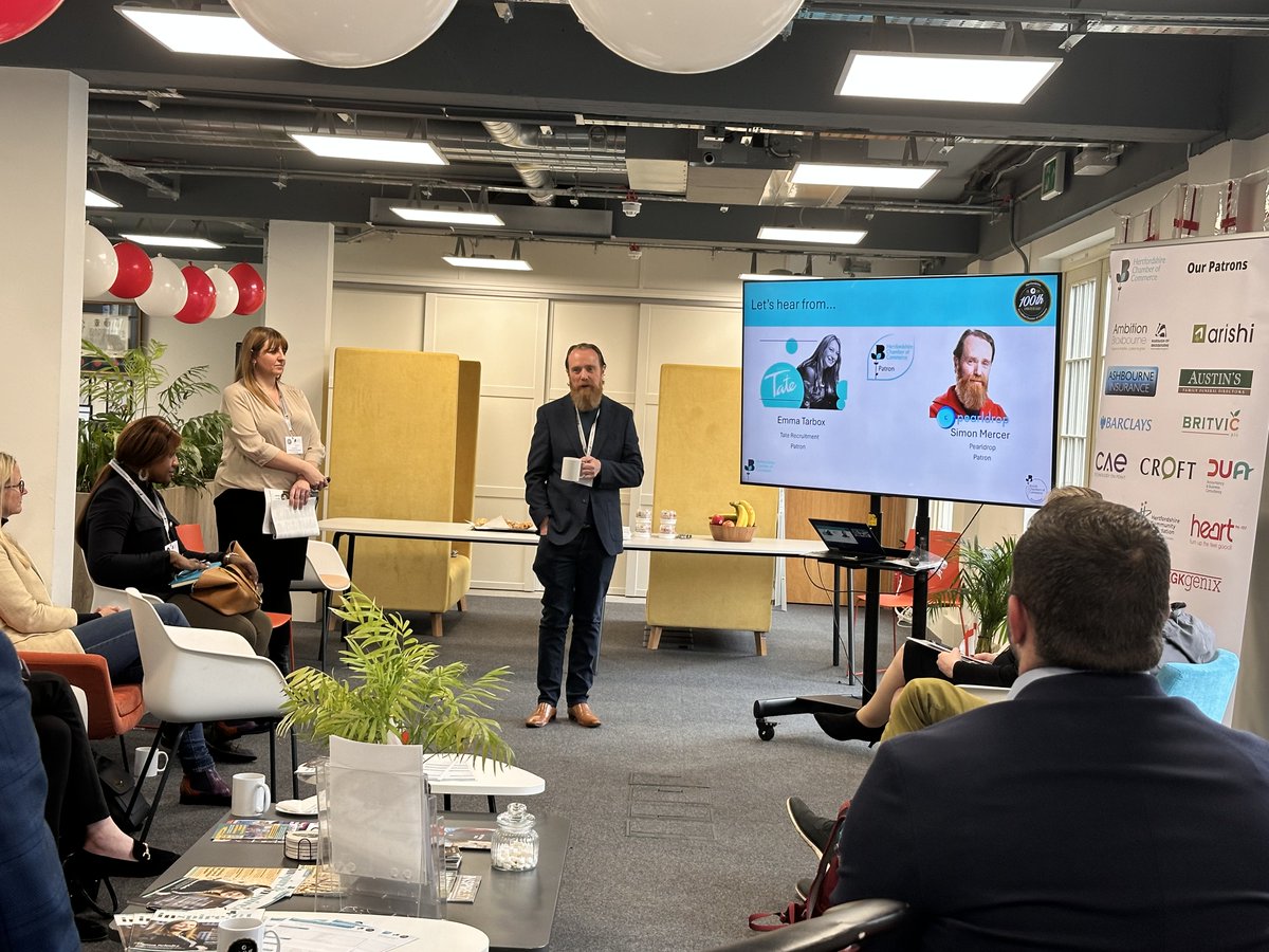 This morning, we hosted our 'Learn how Herts Chamber membership can support YOUR business!' breakfast event at our Hatfield head office! Thanks to everyone who joined us; mark your calendars for the next event on the 20th August 2024! #HertsChamber100 #HertsChamberBreakfast