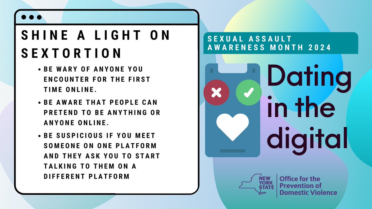 #Sextortion can happen on any digital platform where people can communicate. #SAAM2024 #ShineALightOnSextortion #StartTheConversation
