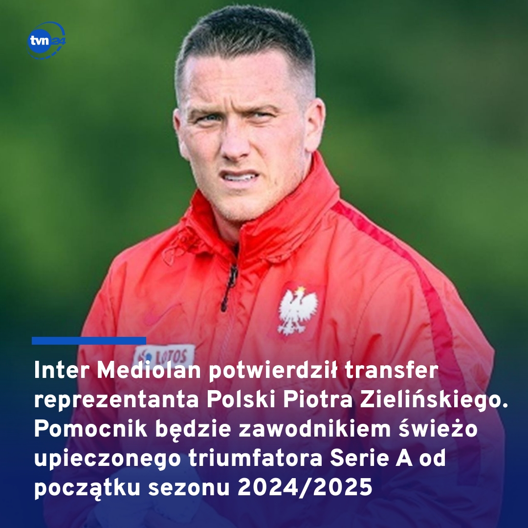 Wyjaśnia się kwestia przyszłości Piotra Zielińskiego. Czytaj więcej⤵⤵⤵ eurosport.tvn24.pl/pilka-nozna/se… Fot. Eurosport