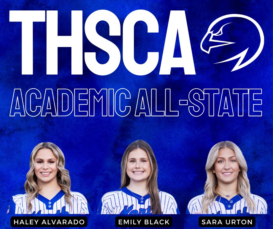 HUGE Congratulations to our seniors Haley Alvarado, Emily Black, and Sara Urton!! They received Academic All-State through THSCA! Putting in the work on the field and in the classroom! @ForneyAthletics @NFHS_TrueNorth @CoachGarnerNFHS @taylor_jeffs #educate #excellence
