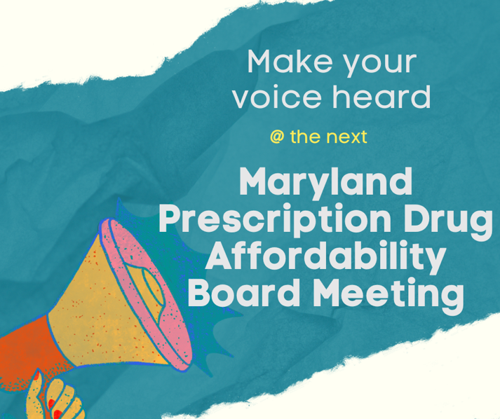 The next Prescription Drug Affordability Stakeholder Council meeting is scheduled for April 29 at 2PM via zoom. The deadline to sign up for public comment is Wednesday, April 24 by close of business. Register and see details at pdab.maryland.gov/pdab_stakehold…