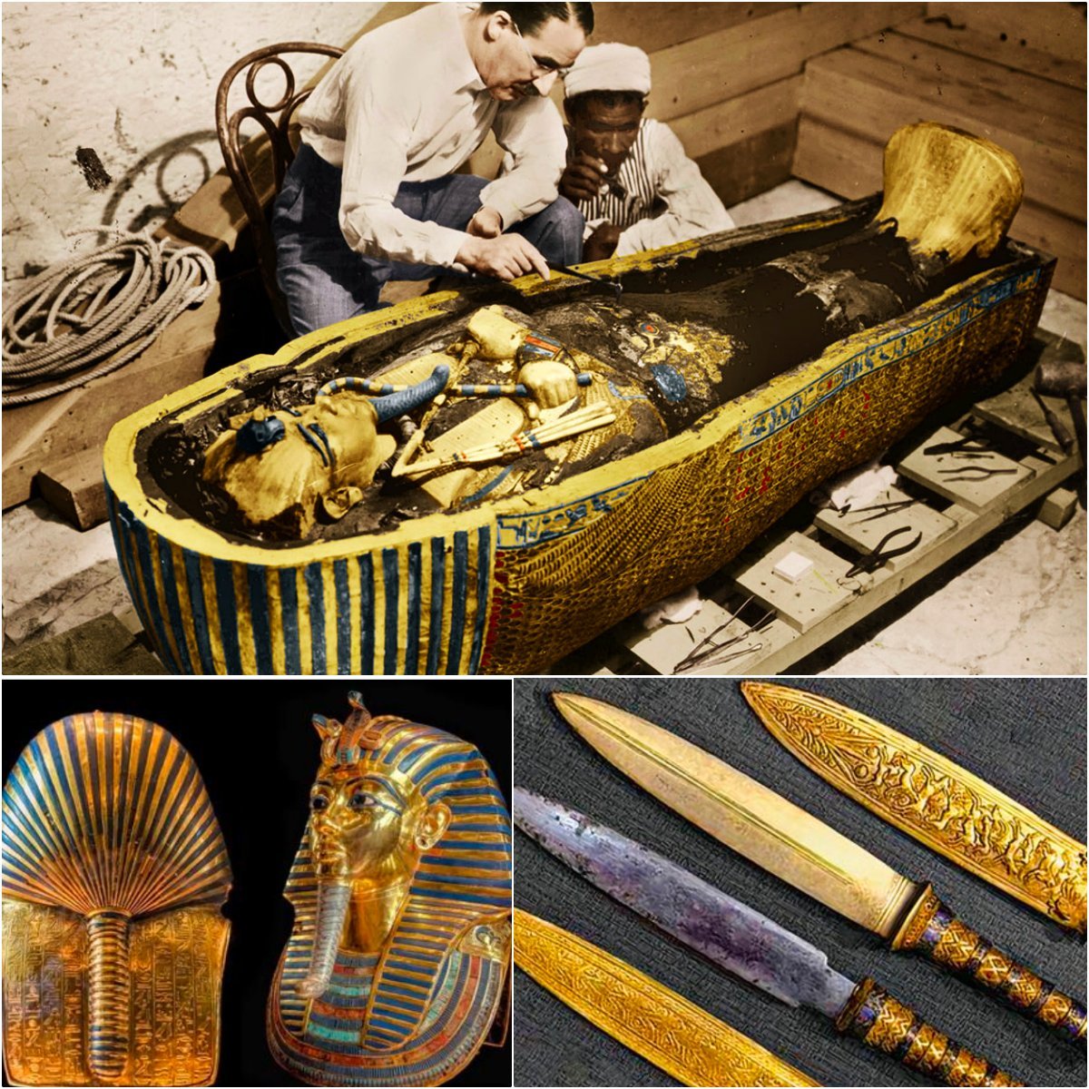 Discover the extraordinary artifacts in King Tutankhamun's tomb, including a dagger crafted from a meteorite.
👉More details: blogs.minecraft4.com/22297

 #KingTut #AncientArtifacts