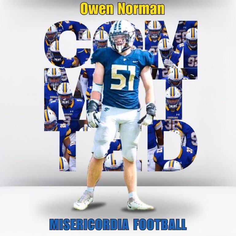 I am excited to announce my commitment to Misericordia University to continue my academic and athletic career. I would like to thank my family, friends, and teammates who have helped me on this journey. #MisBuilt2L4st