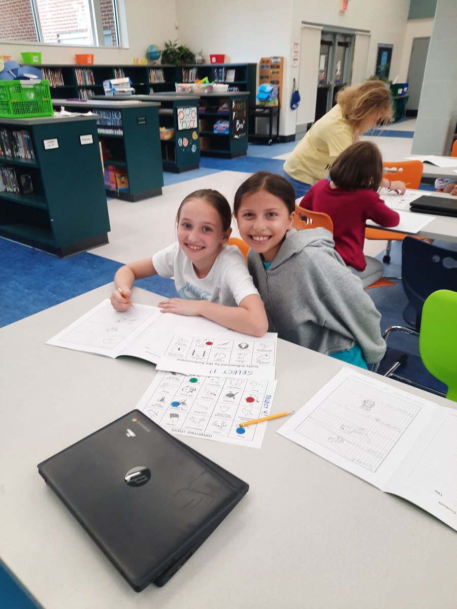 fisch_librarian's tweet photo. These #tmgenius 3rd graders showed amazing creativity while designing their Plutows, make believe animals that we assign traits to! #projectleadtheway https://t.co/szcZOcEHcK