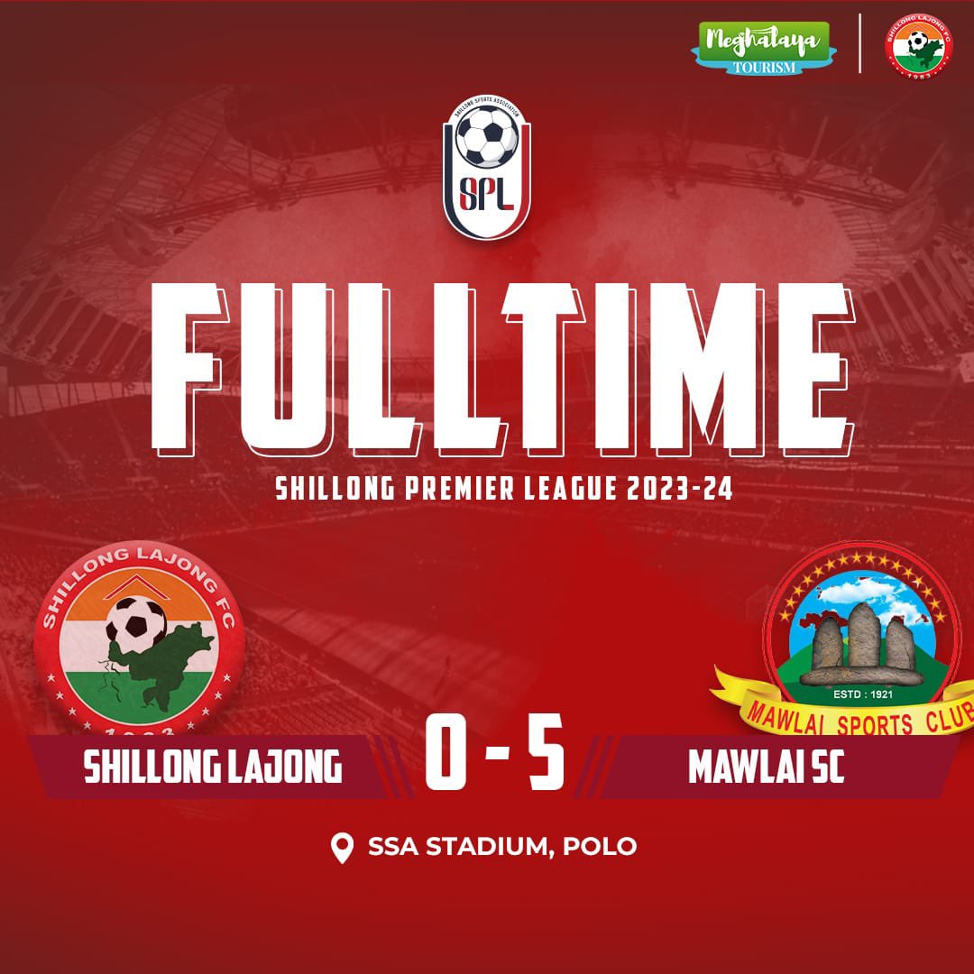 A tough loss today for the lads in the Shillong Premier League but they will be ready to bounce back stronger 💪 #shillongpremierleague #shillonglajong #lajong #meghalayatourism #meghalaya #sarongiakalajong