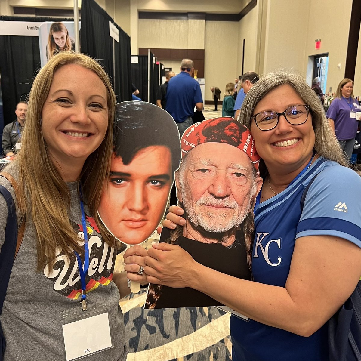 thekbsway's tweet photo. Groovy vibes all around at KASBO last week! ✌️☮️ We had a blast connecting with our @KansasASBO friends! The conference was far out! Thanks for everyone coming out to celebrate 60 years. #KASBO #education #throwback https://t.co/E7HtnJGqpz