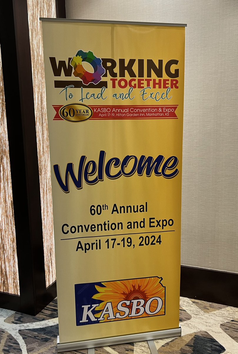 thekbsway's tweet photo. Groovy vibes all around at KASBO last week! ✌️☮️ We had a blast connecting with our @KansasASBO friends! The conference was far out! Thanks for everyone coming out to celebrate 60 years. #KASBO #education #throwback https://t.co/E7HtnJGqpz