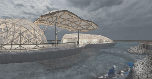 Reflecting: '23 COTE Top Ten for Students Competition Winners: Southern Bastion - Protecting the Marshes by Denzyl Ye Teo Denzyl Gineva Zhang from @SCADdotedu #EarthWeek #COTETopTen #StudentInnovation #CoastalProtection #NextGen @AIANational acsa-arch.org/competitions/2…