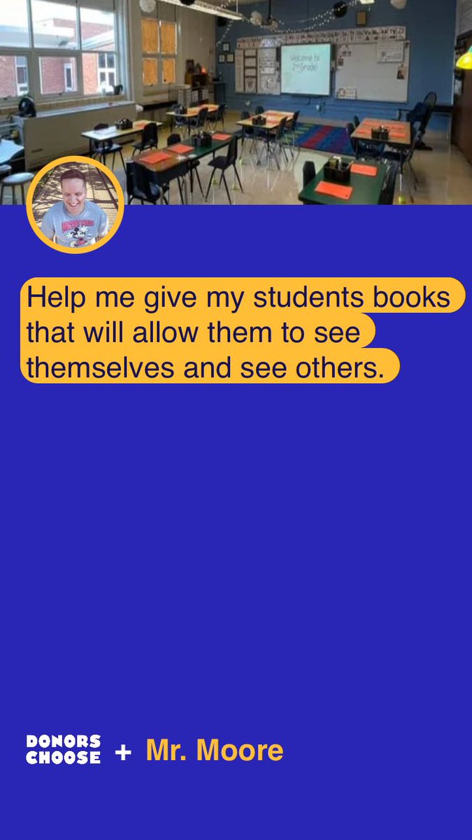 brmoore93's tweet photo. #DonorsChoose #Teacher #Education 

https://t.co/p9DkWZ9m8Y https://t.co/TYeiN0CYmN