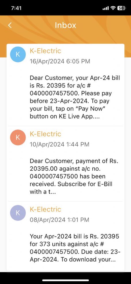 @KElectricPk Subject payment has already been made on 8-04-2024 
Please correct your system.