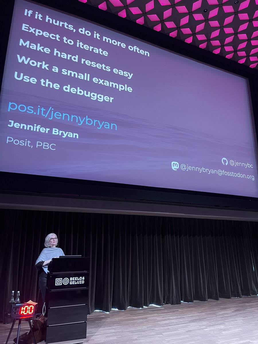 And here’s the summary of the second keynote lecture by the amazing Jennifer Bryan 😊 #nrsd2024 Check out her GitHub page for this presentation: github.com/jennybc/2024-0…