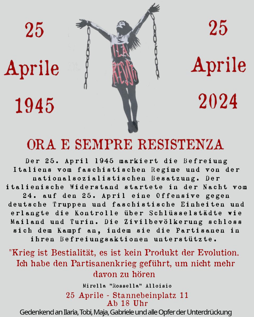 VAL704473271926's tweet photo. ORA E SEMPRE RESISTENZA #25aprile #le2504 https://t.co/QzpBOGzUck