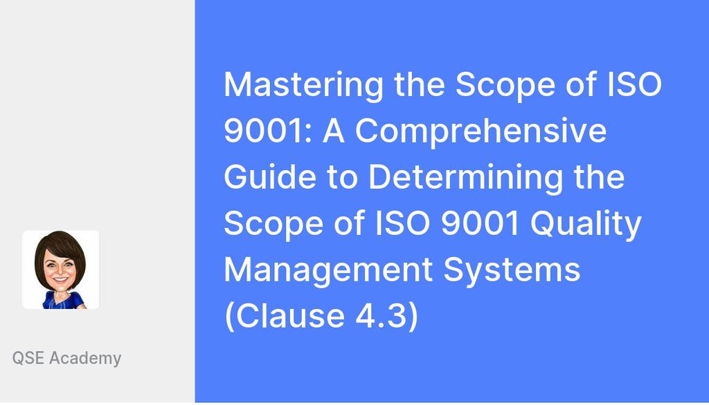 qseacademy's tweet photo. Enumerate all interested parties relevant to your QMS, such as customers, suppliers, employees, and regulators.
Read more π https://t.co/o0t6f1W3zf
#ISO9001 #NorthAmericanMarkets #CustomSoftwareSolutions https://t.co/0DmVpt8fXI