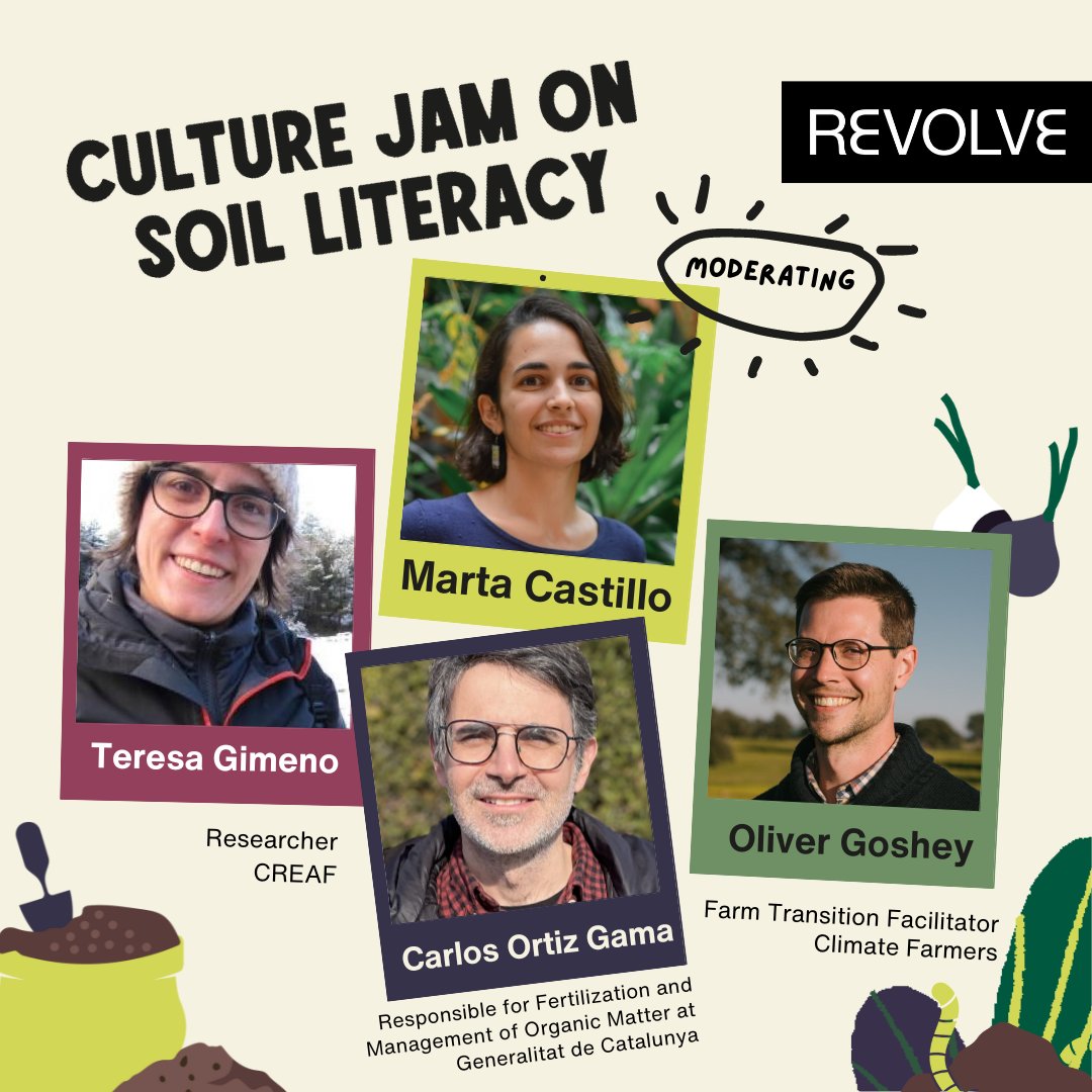 Join us at REVOLVE Magazine's Spring Edition Launch Event, focusing on ecosystems & soil literacy!🌱 📅Thursday, 25 April, 2024 📍Nest City Lab, Barcelona @CREAF_ecologia @gencat @MarsMartis