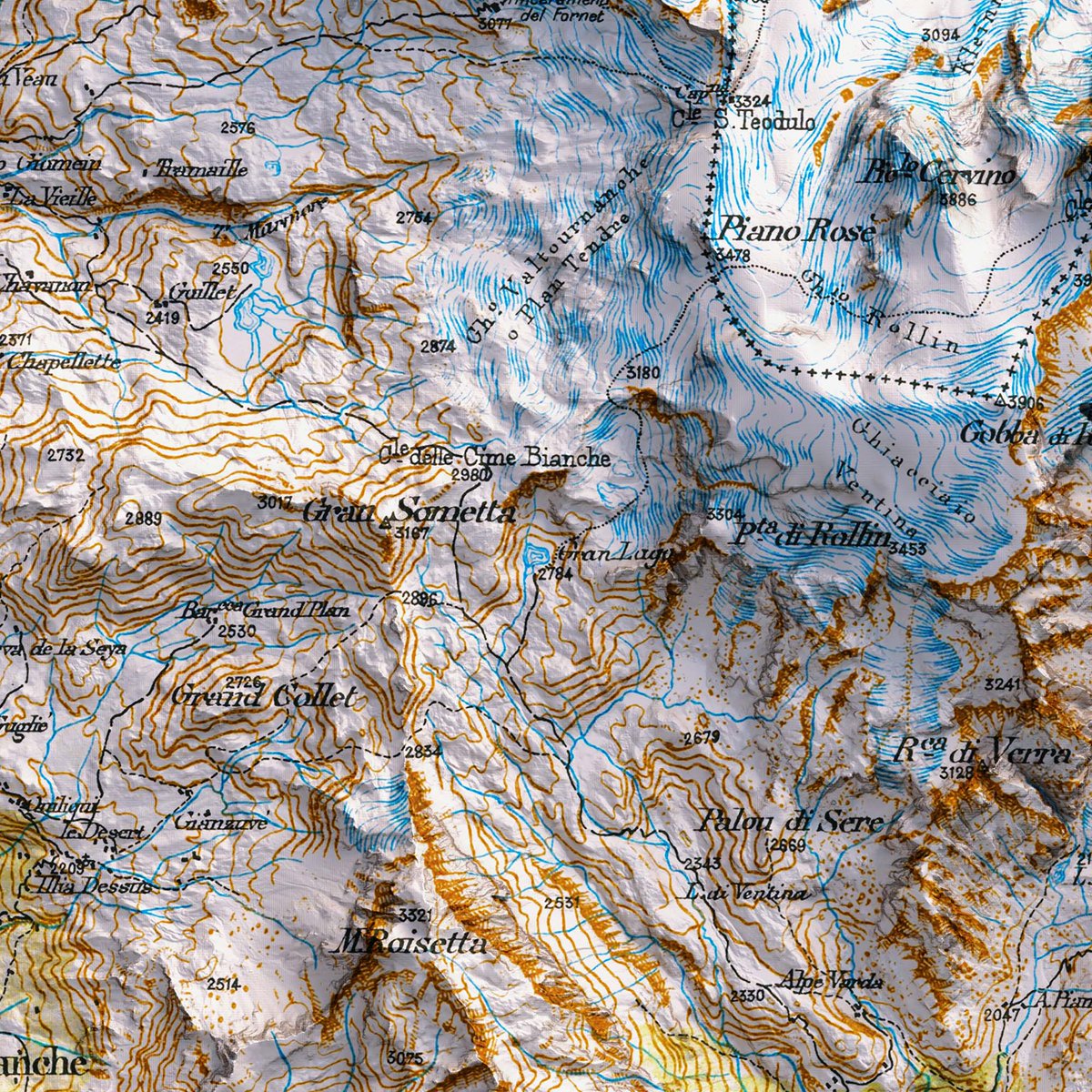 hellovizart's tweet photo. Time for a revamp!
An awesome 1898 map of the Mount Rosa from the collection "Carte du versant italien des Alpes 1899 - 1902".
https://t.co/5BUGz9vpHN
#mattehorn #mtrosa #3dart #blender3d #gis #Italy https://t.co/XLYsVRNB2Q