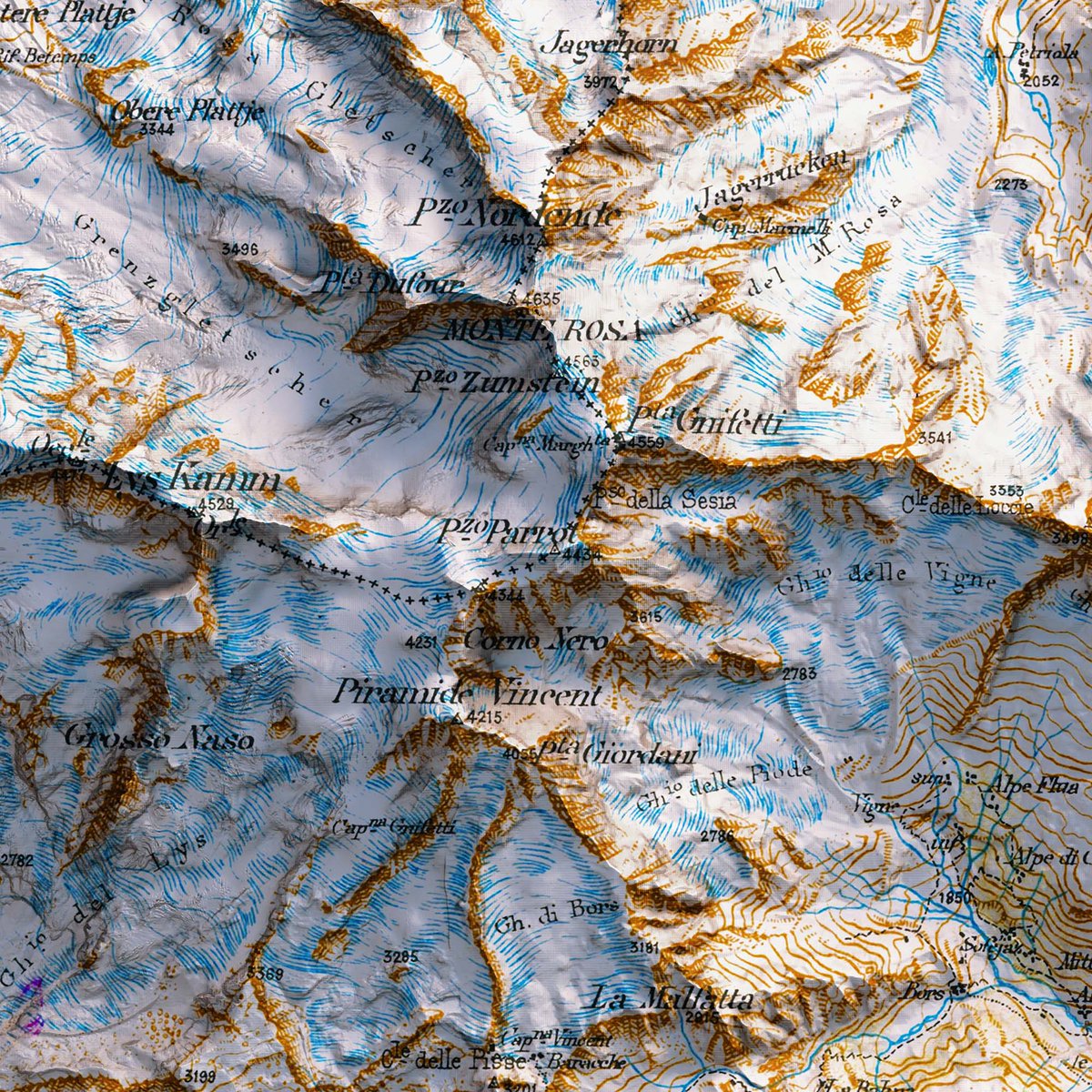 hellovizart's tweet photo. Time for a revamp!
An awesome 1898 map of the Mount Rosa from the collection "Carte du versant italien des Alpes 1899 - 1902".
https://t.co/5BUGz9vpHN
#mattehorn #mtrosa #3dart #blender3d #gis #Italy https://t.co/XLYsVRNB2Q