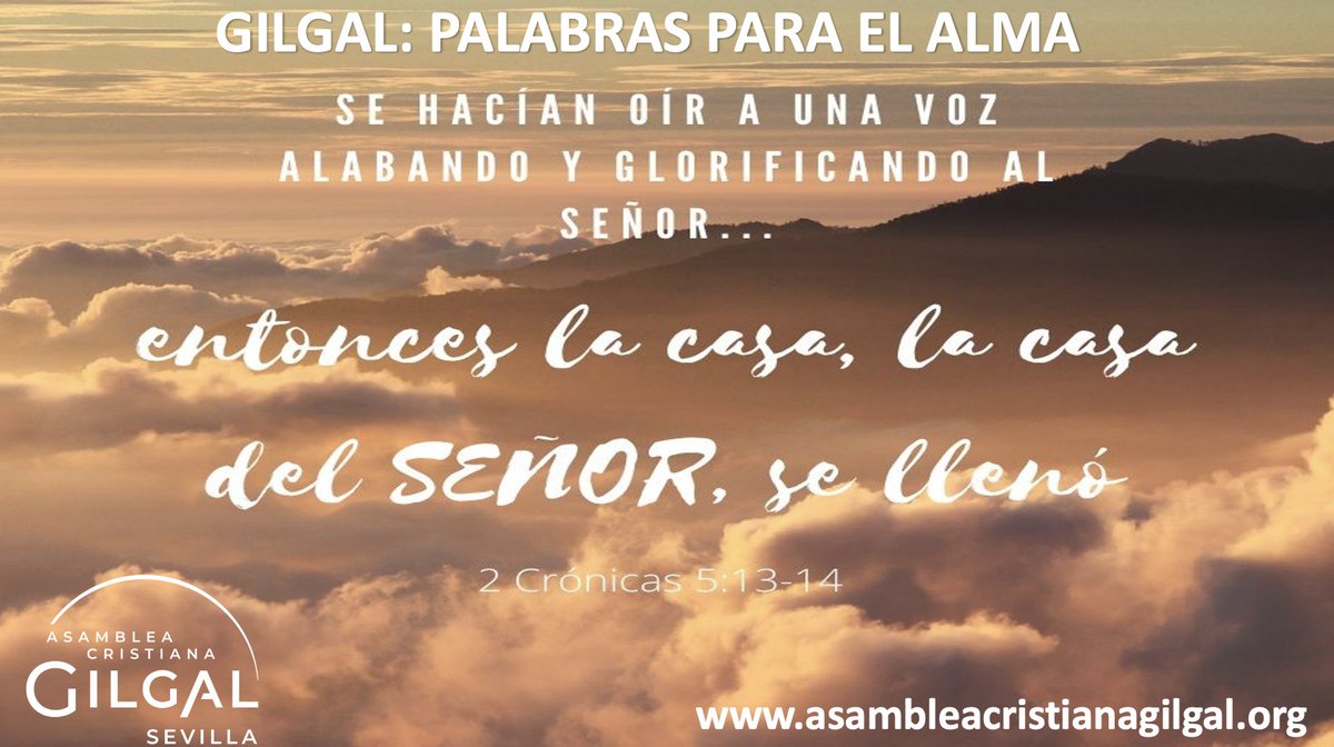 GilgalSevilla's tweet photo. La alabanza tiene un poder enorme.
A Dios le agrada cuando, en medio de las tinieblas en las que vivimos, somos capaces de declarar Su bondad, y de celebrarla en nuestras vidas. Es ahí, en medio de esa alabanza, donde los milagros ocurren, y donde Su Presencia es manifiesta. https://t.co/PcLts8lVq4