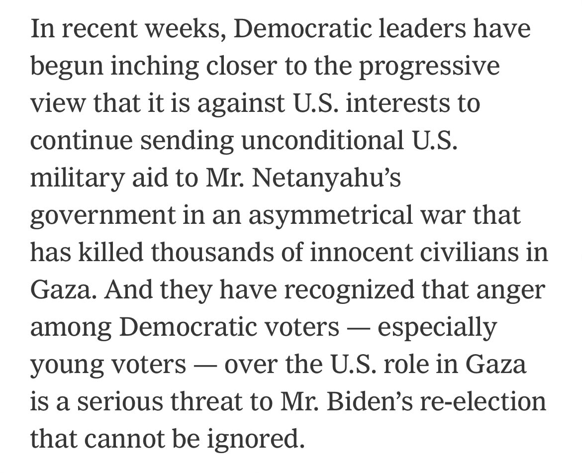 The Democratic Party will not go back to being an @AIPAC mouthpiece.