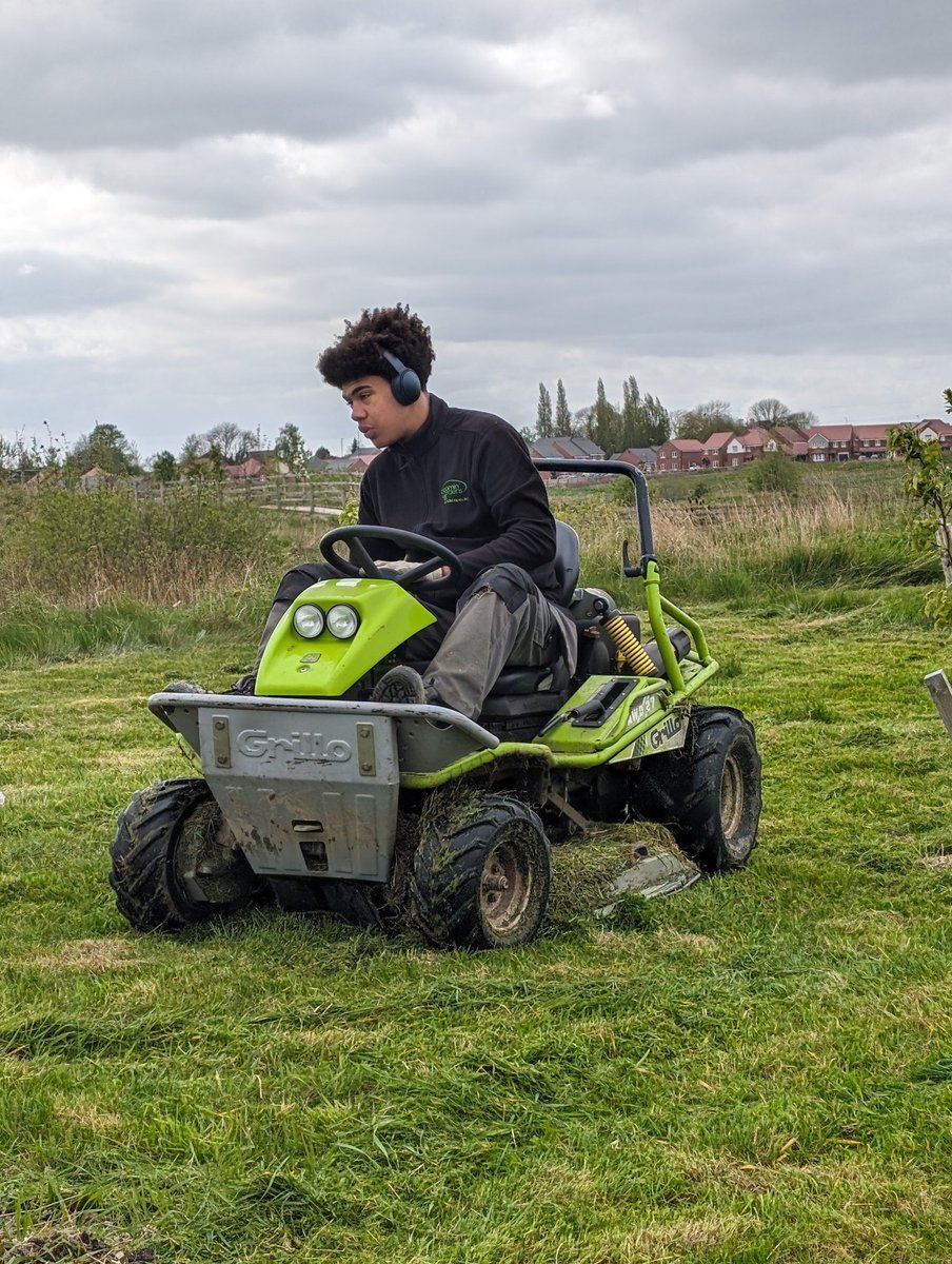 When the ground is too wet, and the grass is too long.... No problem for us! Coronation Park Swadlincote @HarworthGroup