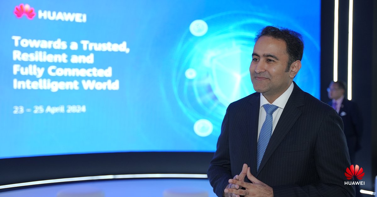 At #GISEC2024, Sultan Mahmood Malik, Chief Security Officer at Huawei Gulf North highlights #Huawei's proposition for security of #AI LLMs to continue driving Business Value #BusinessValue.