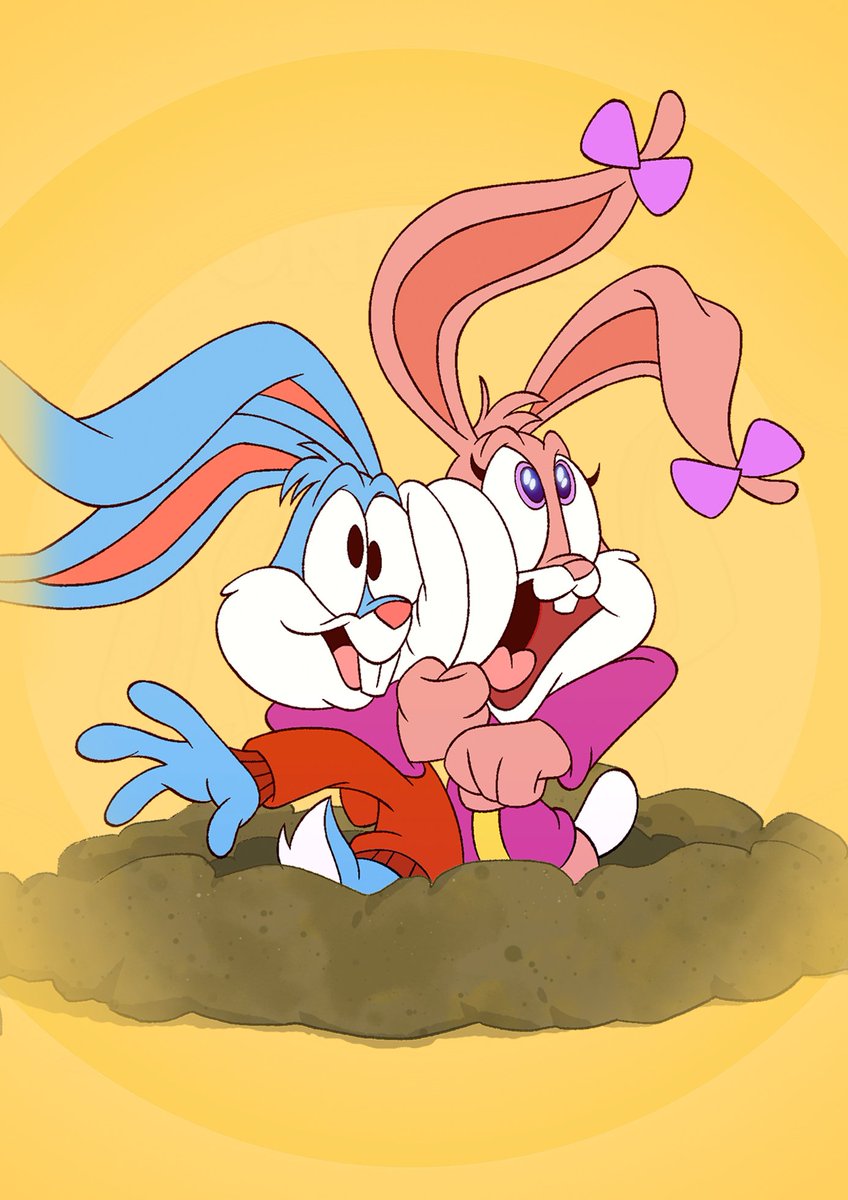 Do you love Babs and Buster Bunny? Or maybe draw them?
.
Ilu: Amblin 
.
#TinyToonsLooniversity ✨️