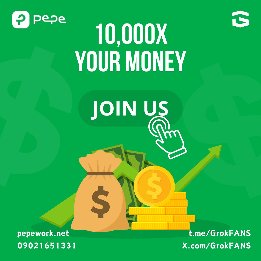 GrokFANS's tweet photo. Let's 10,000X your money

Government policies # grants won't make you rich. 

You are the only one that can make yourself rich through your choices and actions.

Join my digital assets and digital business community via this link:

https://t.co/SXyL7JRINA

Let's do it🚀
#GrokFANS https://t.co/0WCrBkvogc