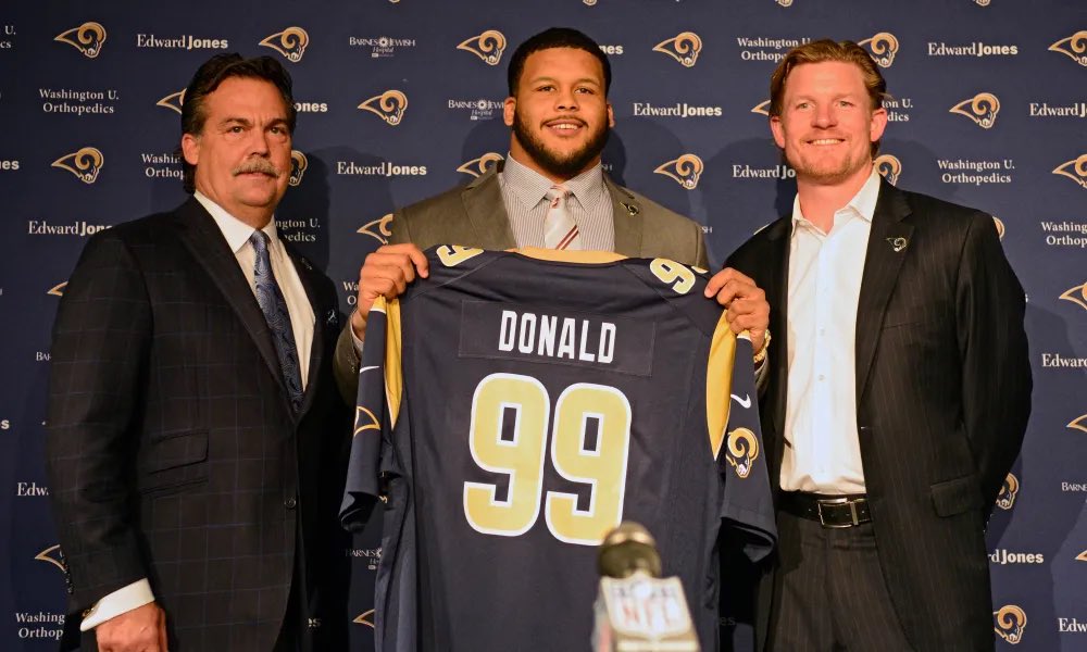 10 years ago the name Aaron Donald was never to be forgotten in the NFL