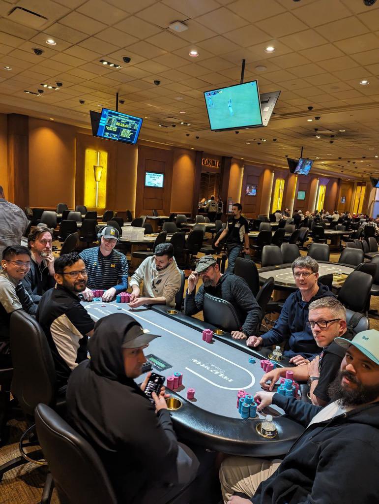 @ChaseTheAceCLE @yoshiyohoho Congrats to the final table of the CPO Main Event <a href="/Hollywood_Poker/">HollywoodColumbusPKR</a> <a href="/HollywoodCbus/">Hollywood Columbus</a> 

Event ended in a 6 way chop. Thank you to everyone that came out to play the Main Event and congrats to the 85 players that cashed!

713 Entries
85 Runners
$310,155 Prize Pool
5 Double Bags = $10k