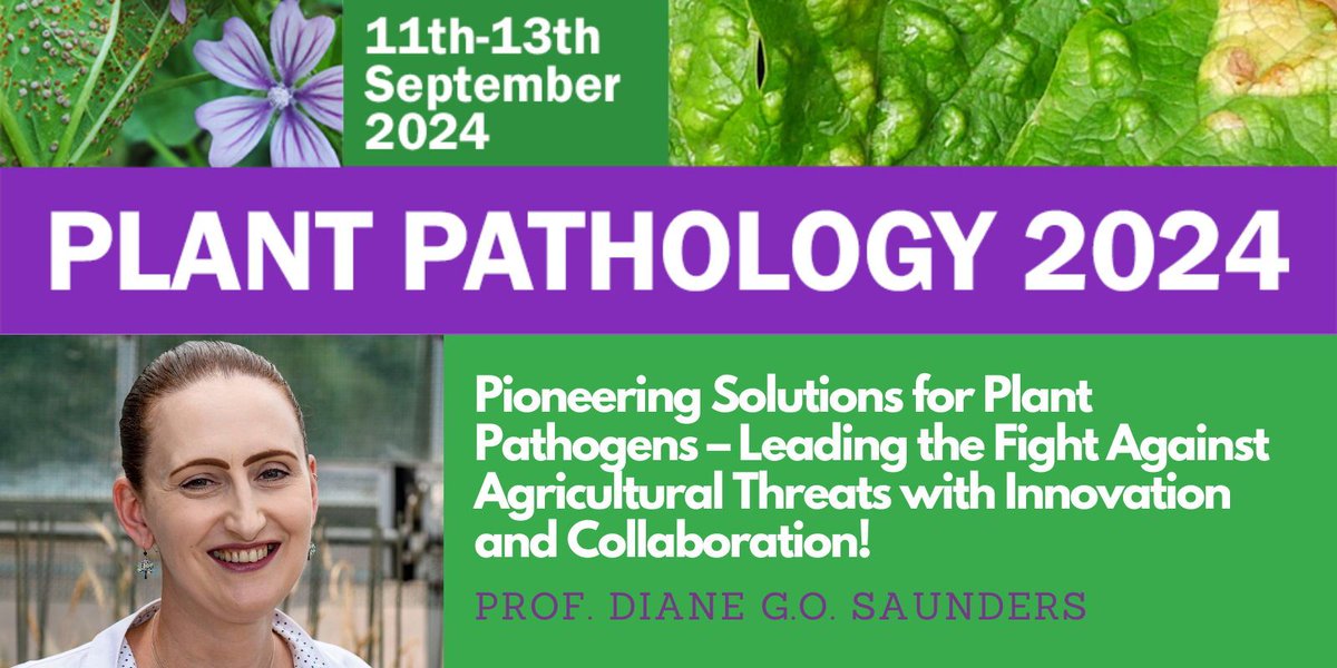 🌱✨ Speaker Highlight! Explore the Fight Against Agricultural Threats with Prof. Diane G.O. Saunders at #PPATH2024 in Oxford. Early bird ticket prices end May 1st! 🎟️ PlantPathology.org.uk @Saunders_Lab @JohnInnesCentre