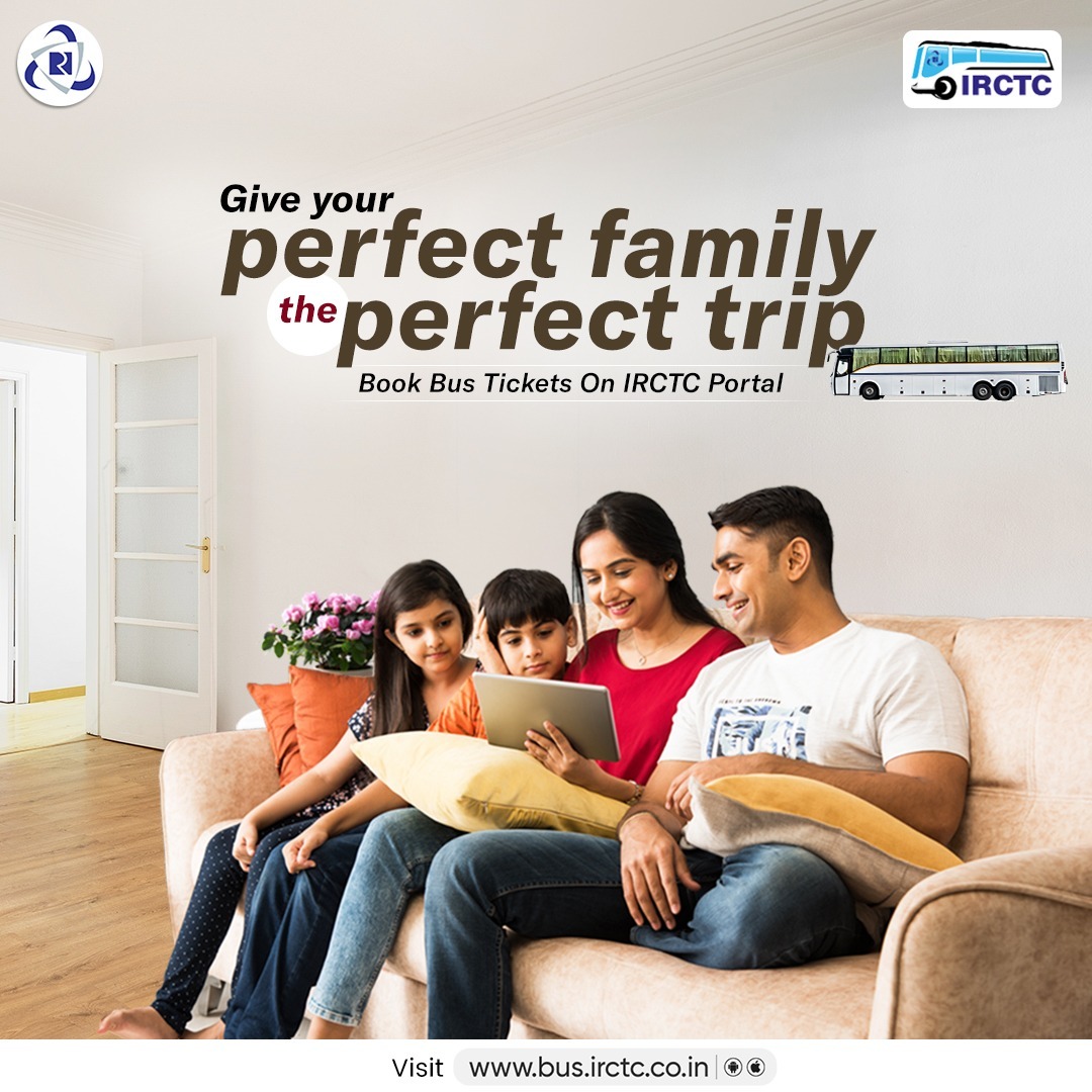 Take your perfect family on a perfect bus trip this season. Book bus tickets to exciting destinations on bus.irctc.co.in today. #DekhoApnaDesh #Travel #Booking #Bus #vacation #HOLIDAY