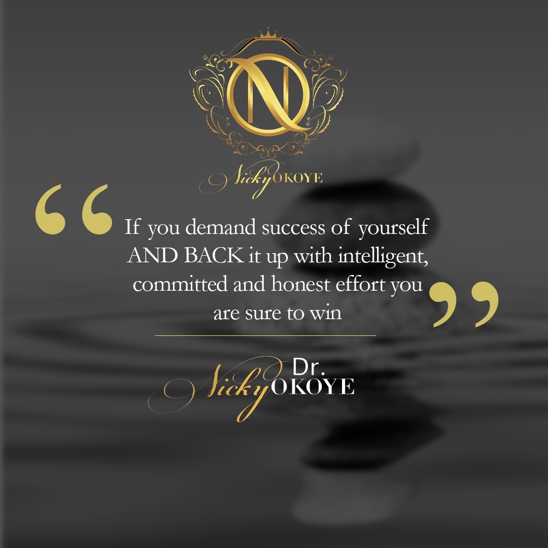 AfEInstitute's tweet photo. If you demand success of yourself
AND BACK it up with intelligent,
committed and honest effort you
are sure to win"
Dr. Nicky Okoye.
#africantrade #globaltrade #enterprisedevelopment #africanenterprise #enterprisedevelopmentstrategy https://t.co/378j4fzCyP