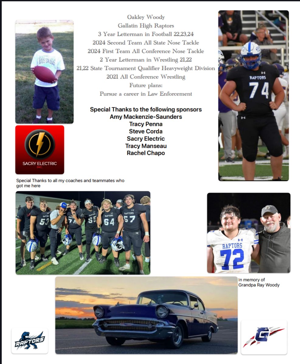 My program page for the Shrine Game
<a href="/GallatinRaptor/">GALLATIN RAPTOR FOOTBALL</a> <a href="/GallatinRaptors/">GallatinRaptors</a>