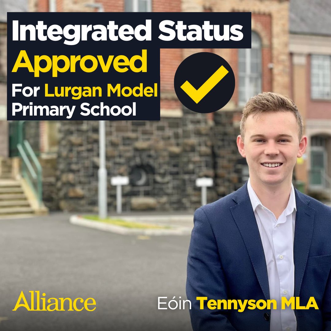 It is fantastic news that Lurgan Model Primary School has received approval from the Department for Education to transform to integrated status. I am hugely grateful to the parents, pupils, teachers, Governors and staff who have driven this progressive step. 👏🏻