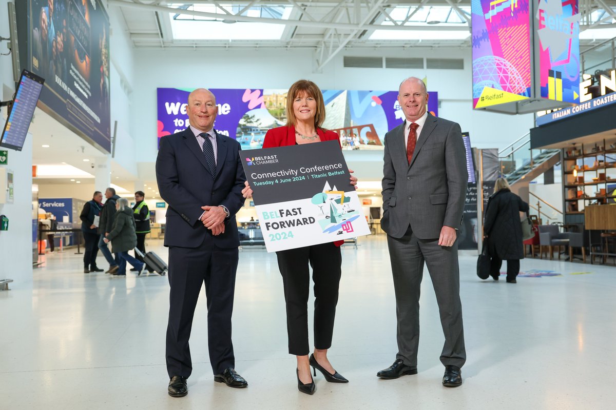 .@BelfastChamber is partnering with @BELFASTCITY_AIR and @BelfastHarbour for a pivotal conference on future #connectivity and multi-modal transport for #Belfast

The conference, part of the Chamber's annual BelFast Forward series, will take place on 4 June bit.ly/BelfastChamber…