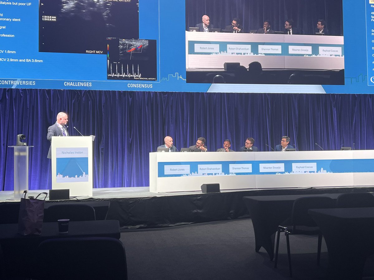 The international approach to vascular access problems roundtable is generating lots of debate and different options in theatre three #cxsymposium2024