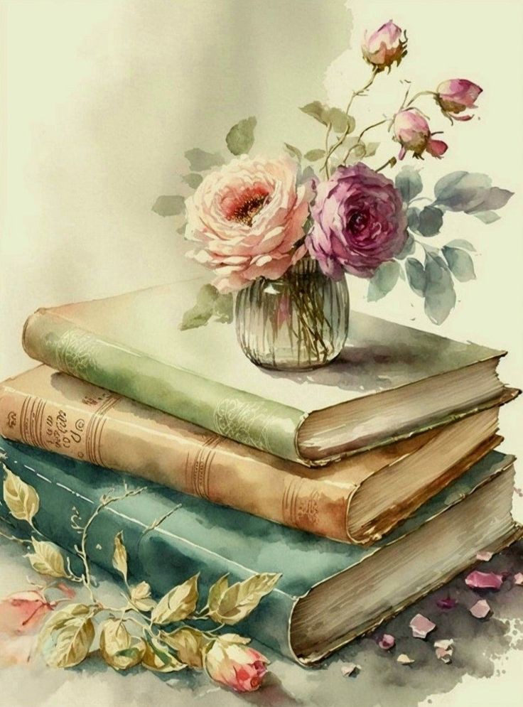 #BookDay #Flowers #art 🎨nm #books