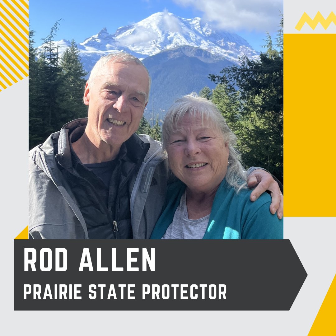 Join us in celebrating our April #PrairieStateProtector, Rod Allen! Rod is a geologist & helps our Clean Water Team track the @USACEHQ's 404 water permits. Rod's dedication to conservation & education makes him a great volunteer & mentor! Learn more: sierraclub.org/illinois/about…