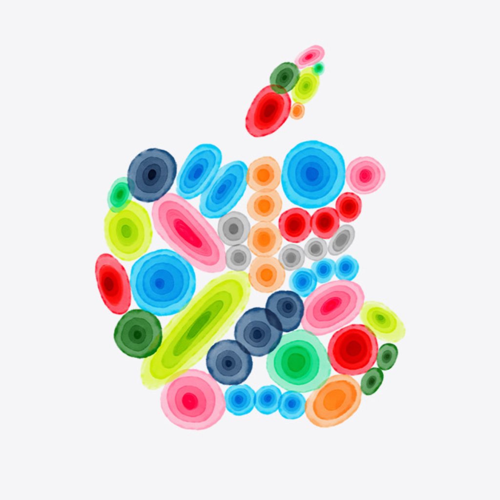 #AppleEvent Homepage logo artwork.