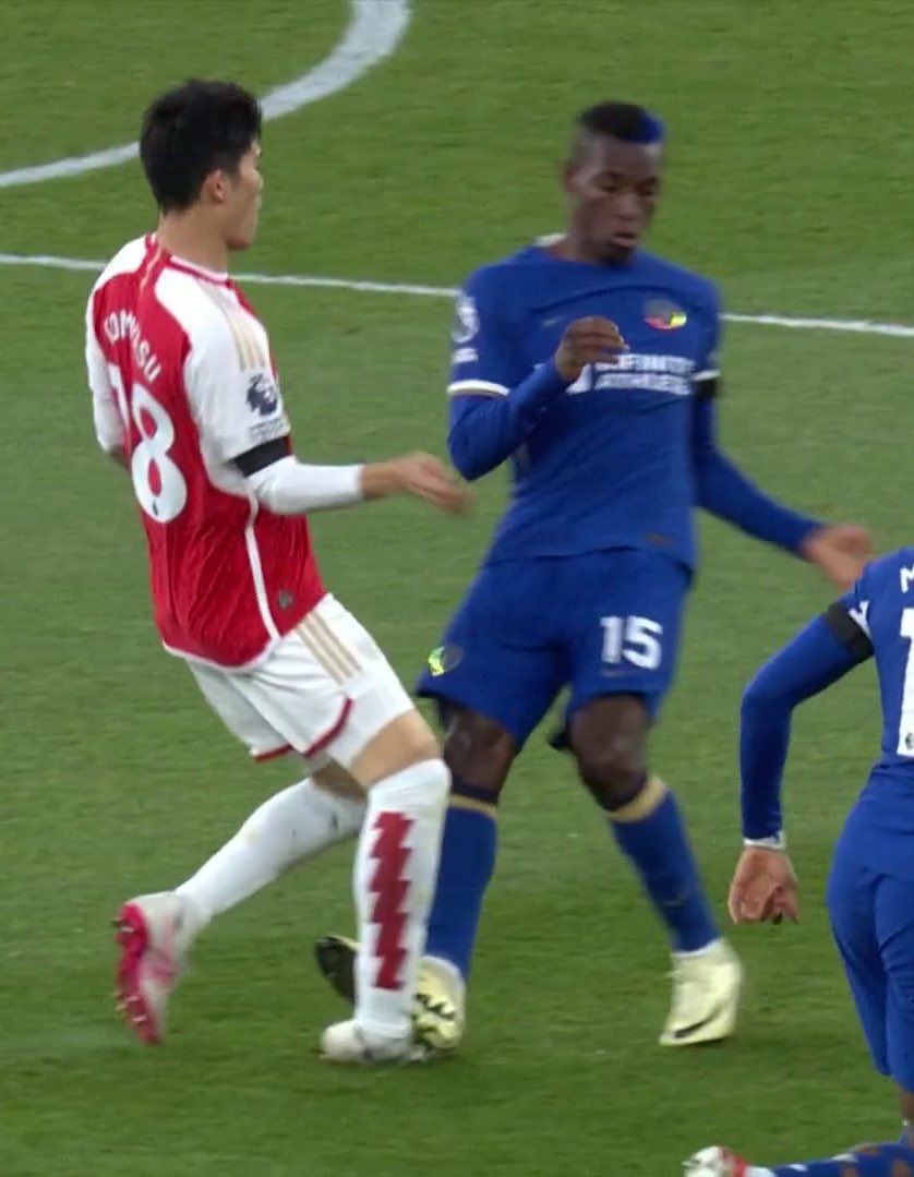 The only way this isn’t a yellow or red card is if it’s been done to the rapist, shocking officiating as usual