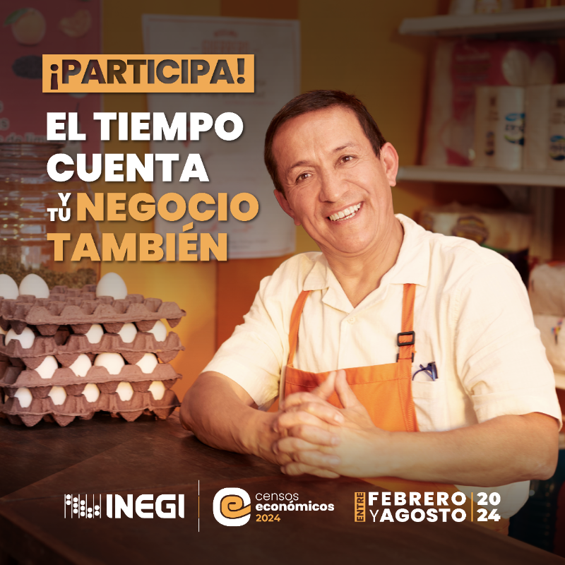 INEGI_INFORMA's tweet photo. ¿Tienes un negocio o estás a cargo de uno? ¡No te quedes fuera! Si no has participado en los #CensosEconómicos2024, aún estás a tiempo.