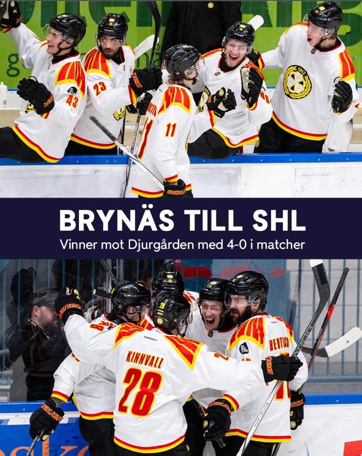 TV4_Hockey's tweet image. BRYNÄS ÄR KLART FÖR SHL NÄSTA SÄSONG 🏆✅

De vinner den fjärde finalen med 3-1, läs mer om matchen här: brnw.ch/21wJ6s5