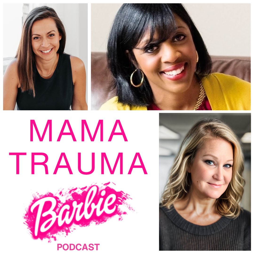 MamaTraumaPod's tweet photo. Wrapping up season one of the #MamaTraumaBarbie🎙️with some of my favorite people talking about one of my favorite topics. 

Change 💗🔥

Join me and @nhummel82 @nadialewis1219 @jamieheldt as we continue to land the mothership in the real 🌎🚀

Listen ➡️ https://t.co/NrXNJesXSx https://t.co/8y0w4kuUIQ