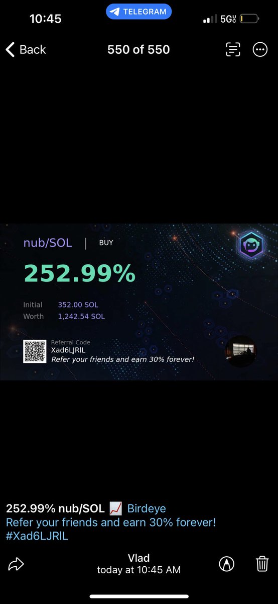 vlad888hz's tweet photo. Some quick over night profit never hurt

I have a few alpha insiders coming soon 

Who wants in 😂 

Like retweet and share, sending sol to some of you https://t.co/VN1loXGdlm