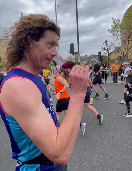 A wine connoisseur who blind tasted a different glass of wine after completing each mile of the London Marathon said he was “honoured” his challenge went viral on social media, prompting an influx of donations.