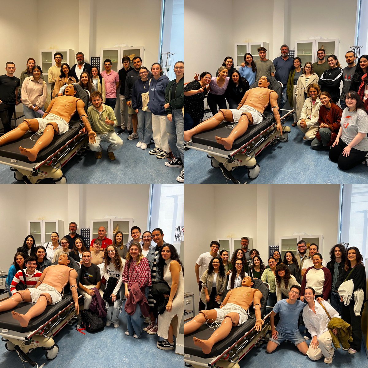 DanielReyAldana's tweet photo. Hoy hemos terminado el curso de técnicas y simulación médica en emergencias para estudiantes de 6° medicina de la @UniversidadeUSC
Ha sido un placer compartir esta formación con todos vosotros. Mucha suerte en el futuro #catedrauscsemergen https://t.co/qi1gXMNM5D