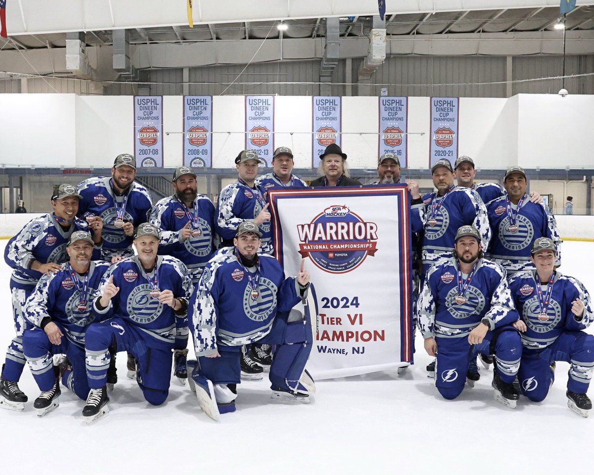 Our @TampaWarriors are Tier 6 National Champions! 🏆 Wesley Weber delivered the game winning goal in the Championship Game, while Delio Cervera recorded 11-points in 5-games, including a hat trick. ⚡️