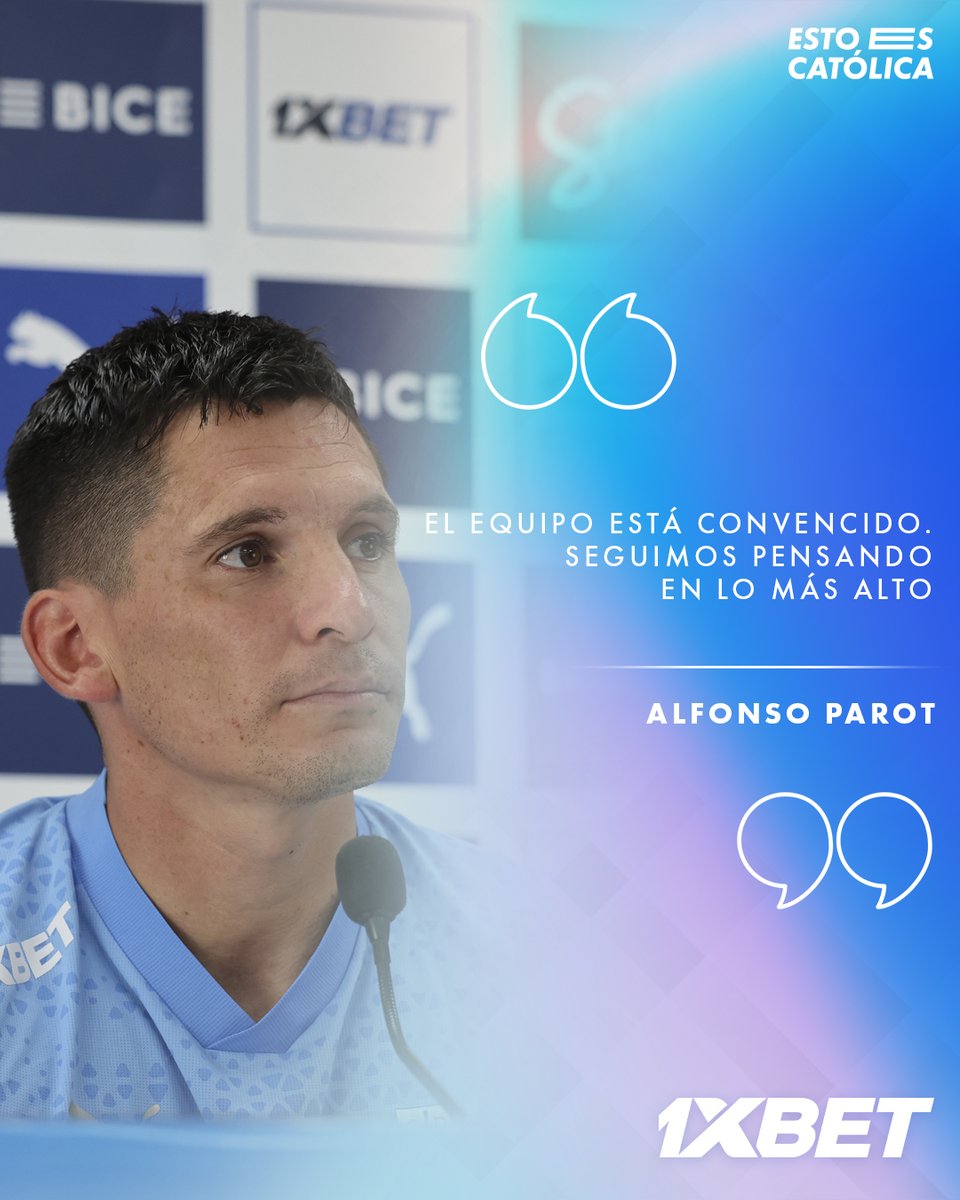 Así es Poncho, ¡seguimos fuertes y vamos por más! ✊ En esta nueva semana que enfrentaremos a Copiapó, nuestro Alfonso Parot atendió a prensa en #Conferencia1xBET 🎙️ y afirmó que #LosCruzados están enfocados en sumar ➕3️⃣ este fin de semana. La nota ⬇️ cruzados.cl/news/detail/pa…