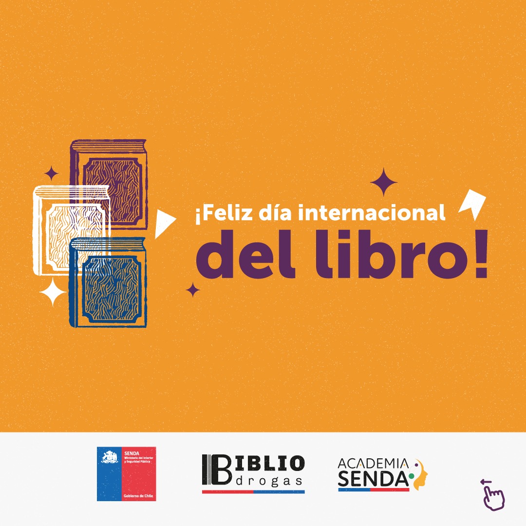 En este #DíaDelLibro, te invitamos a conocer Bibliodrogas de la Academia SENDA. Cuenta con más de 4 mil títulos sobre temáticas de drogas. Visita el sitio web bibliodrogas.gob.cl y revisa todo lo que tenemos para ti.