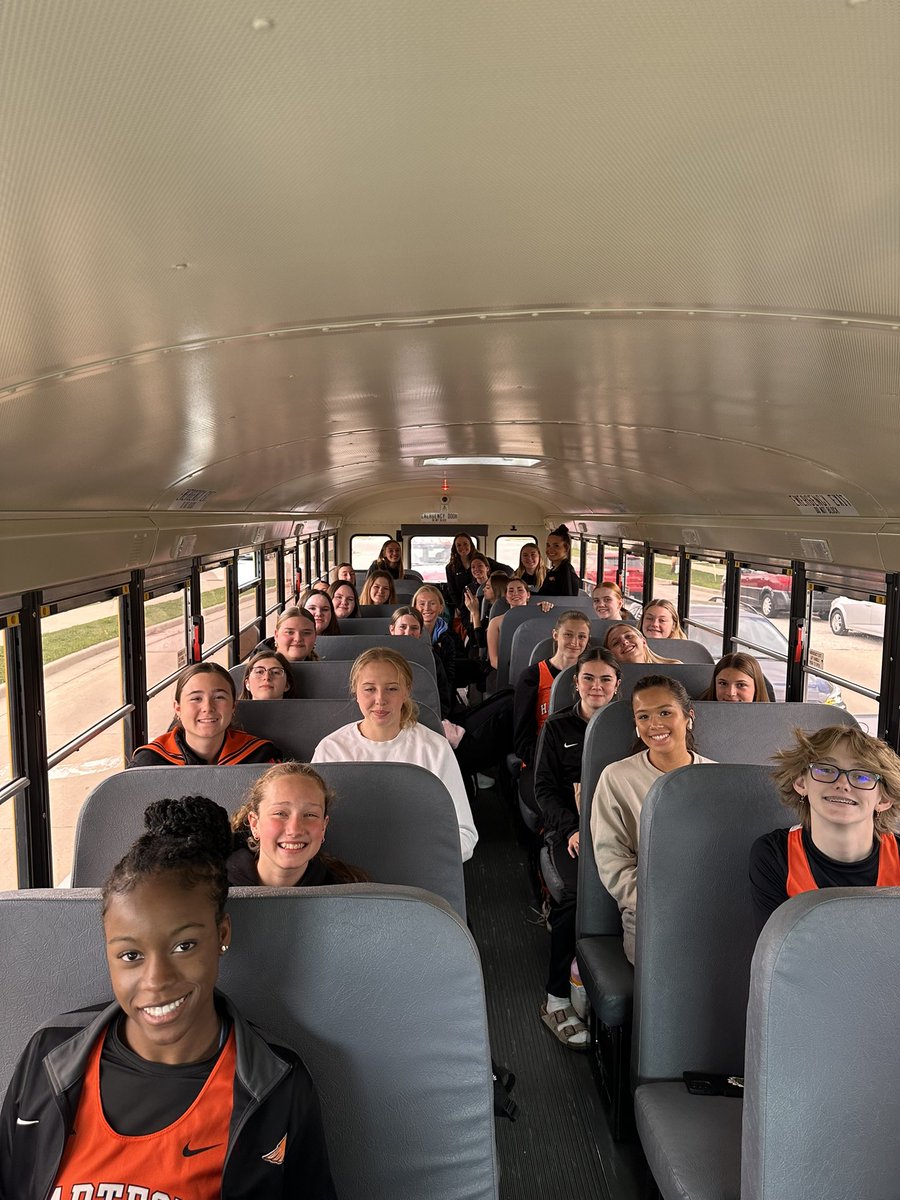 Girls Track and Field is on there way to the Washington County Invite at Kettle Moraine Lutheran!