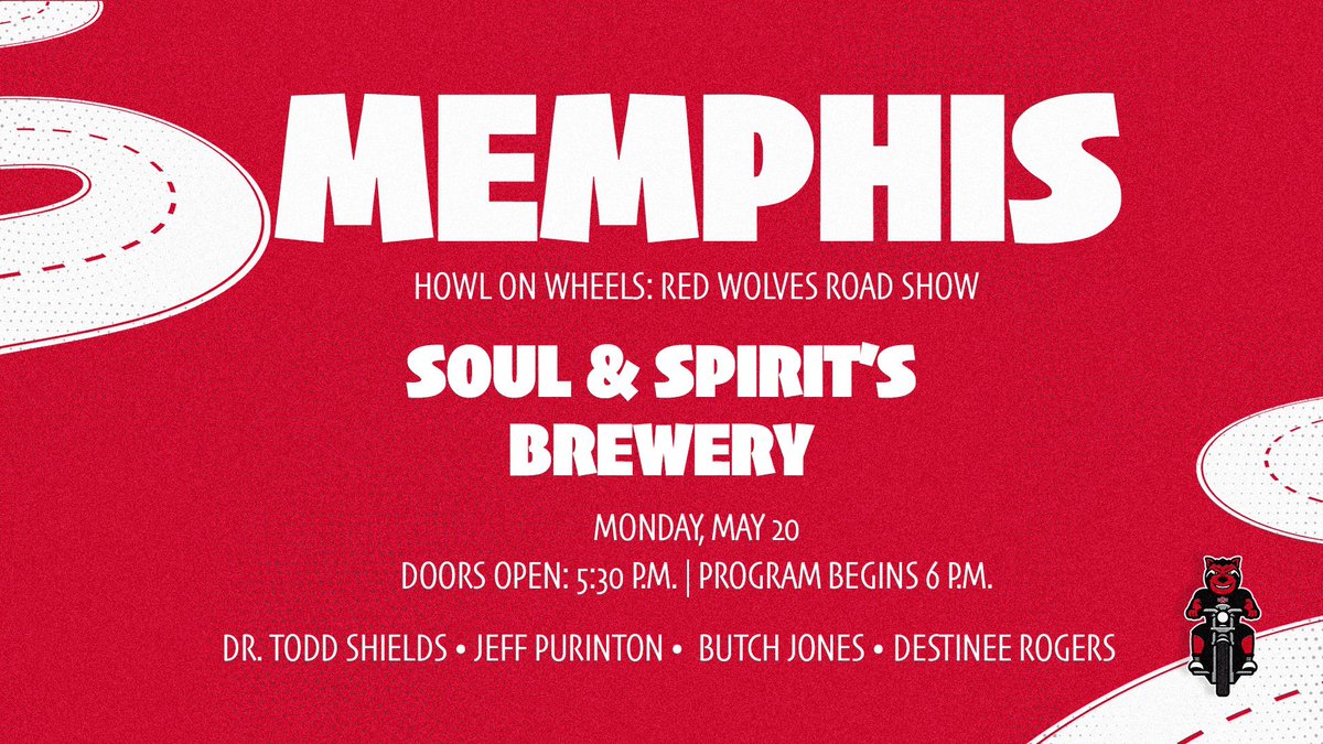 𝗠𝗘𝗠𝗣𝗛𝗜𝗦: Howl on Wheels is just under a month away. 📈 You can RSVP by clicking the link below. We look forward to you seeing in Memphis.📍 𝗥𝗦𝗩𝗣 » bit.ly/2024HowlOnWhee…